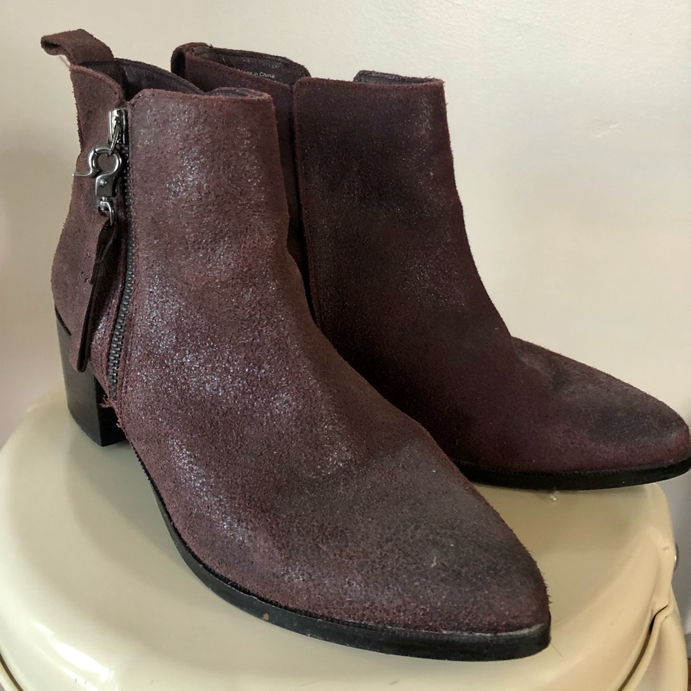 ALDO KORIN BOOTS Bordeaux Size 8.5